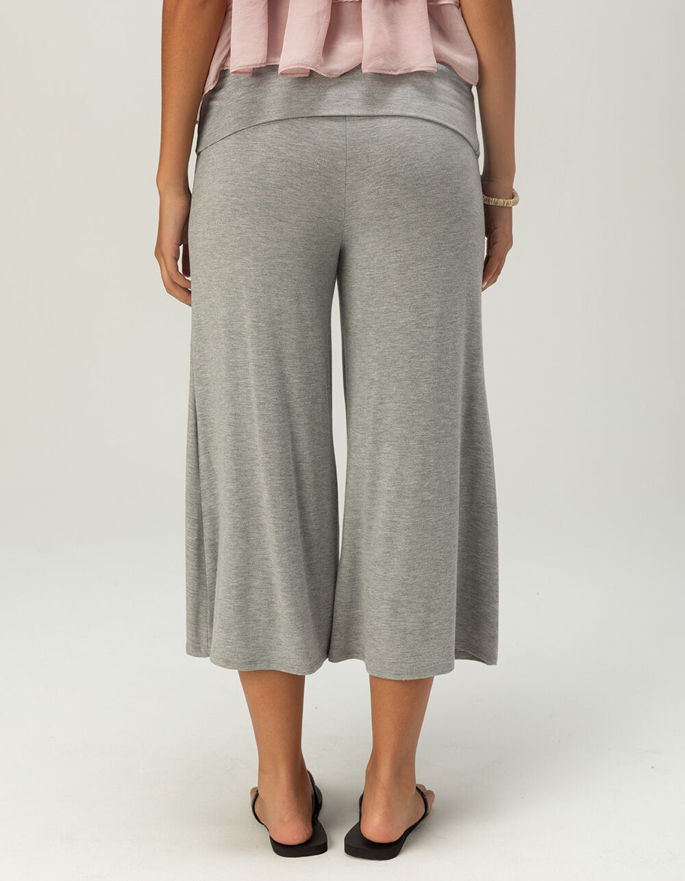FULL TILT Womens Low Rise Gaucho Pants - HEATHER GRAY | Tillys