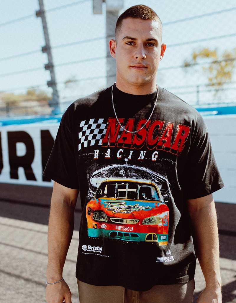 TILLYS x NASCAR Racecar Mens Boxy Tee image number 0
