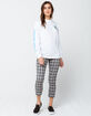SKY AND SPARROW Plaid Womens Pants image number 1