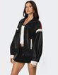 EDIKTED North Star Faux Leather Jacket image number 5