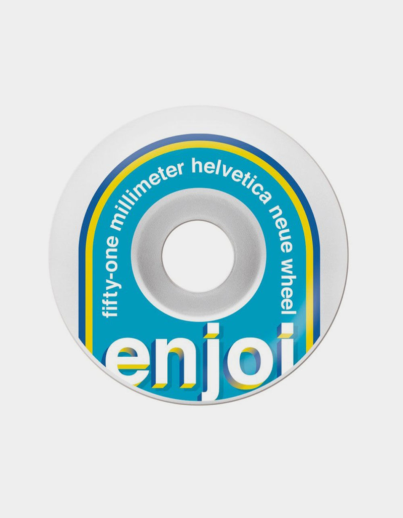 ENJOI Helvetica Neue 51mm Skateboard Wheels image number 0
