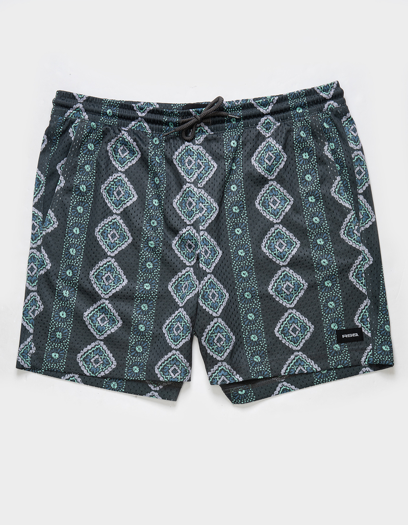 RSQ Mens 6" Mesh Shorts image number 1