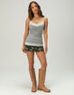 RSQ Womens Long Lace Trim Cami image number 2
