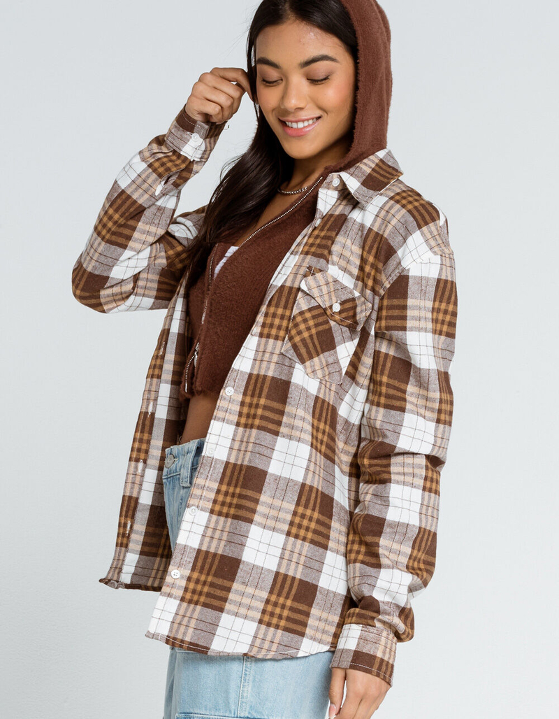 RSQ Menswear Womens Flannel Shirt image number 1