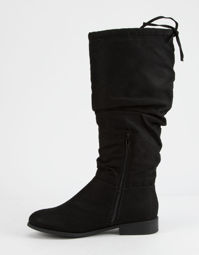 CITY CLASSIFIED Slouch Calf Black Womens Boots image number 2