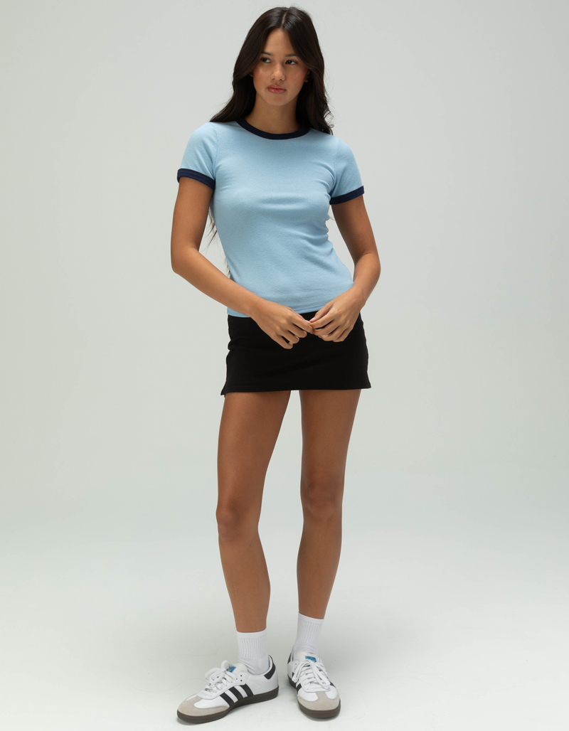 TILLYS Womens Ringer Tee image number 1