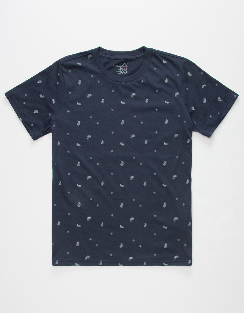 BLUE CROWN Paisley Boys T-Shirt image number 0