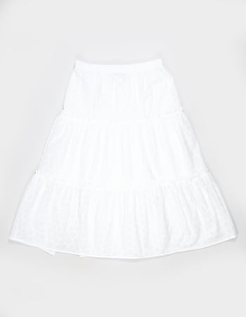 NECTAR CLOTHING Girls Eyelet Maxi Skirt Alternative Image