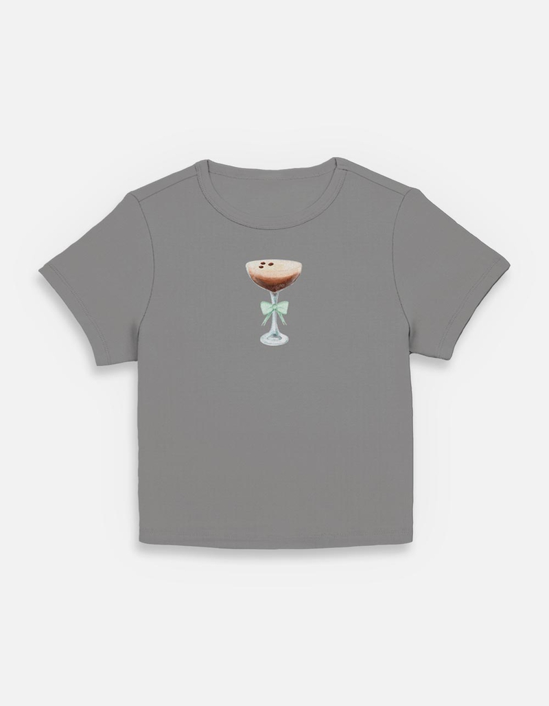 DRINKS Espresso Martini Womens Baby Tee image number 0