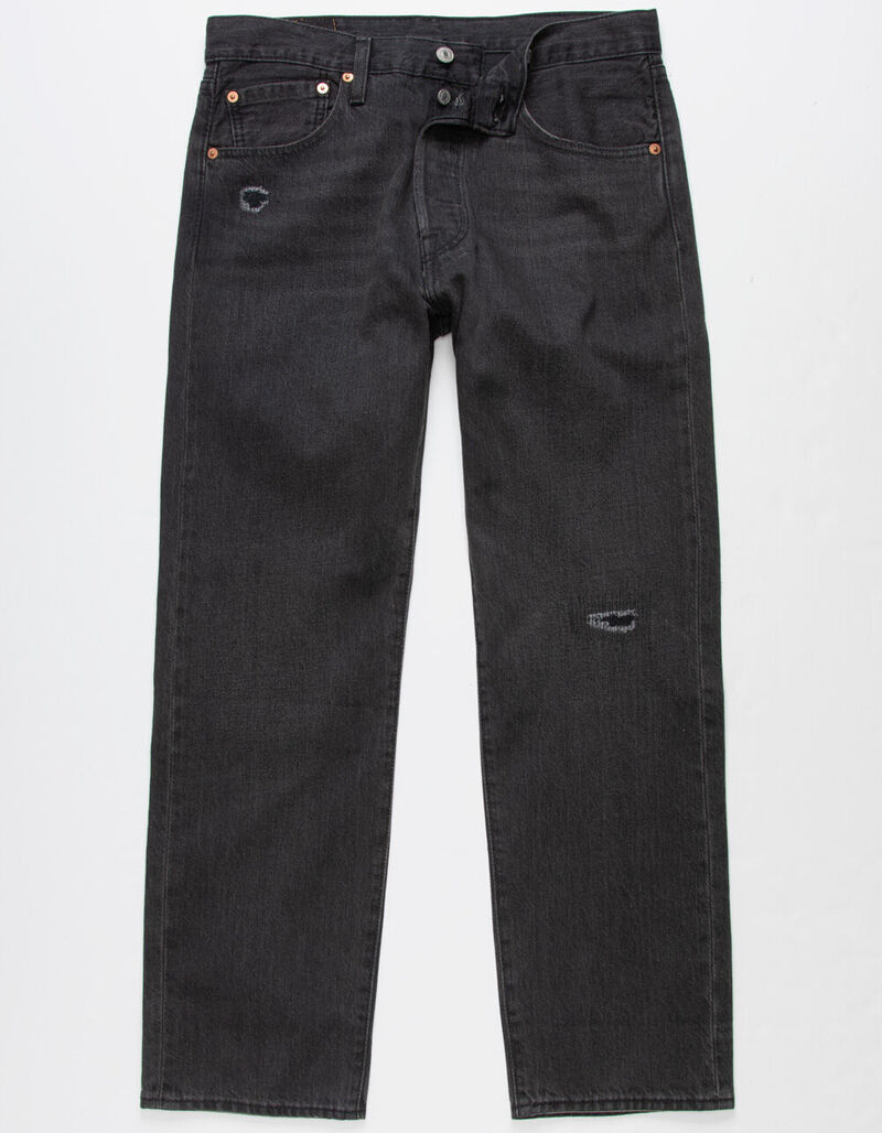 LEVI'S 501 Cropped Mens Jeans - BLACK - 386432100