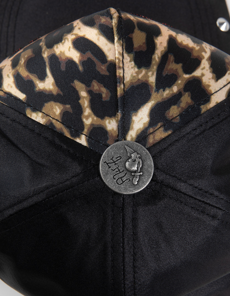 ED HARDY Script Logo Womens Snapback Hat image number 3