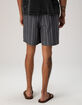RSQ Mens Stripe Pull On Shorts image number 6