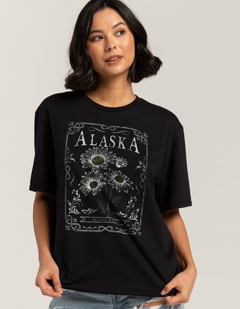 ALASKA Arctic Daisy Stamp Unisex Tee Primary Image