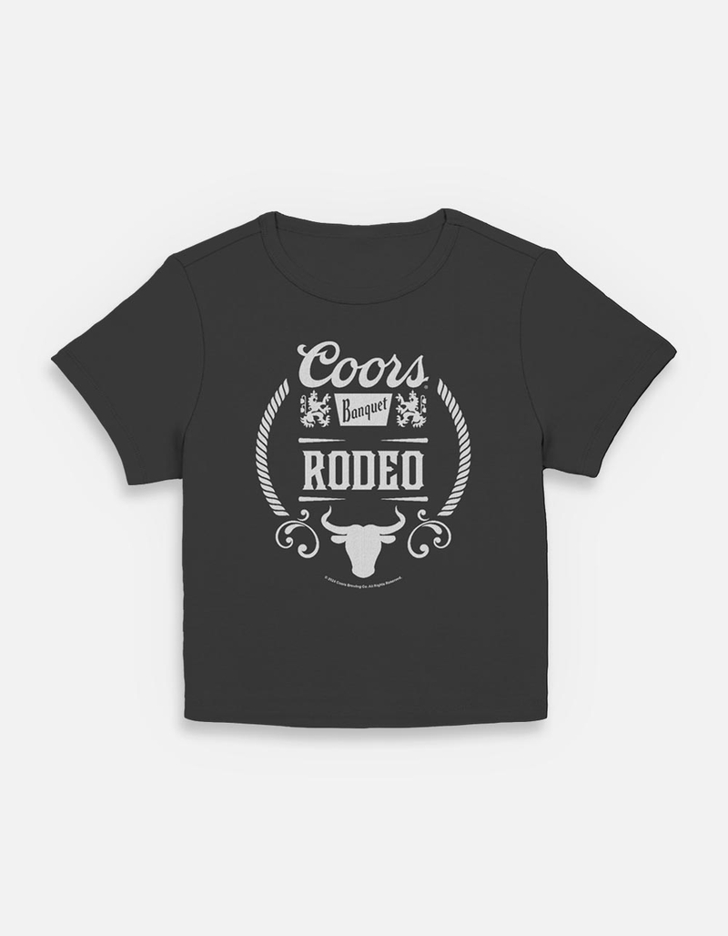 COORS Banquet Rodeo Womens Baby Tee image number 0