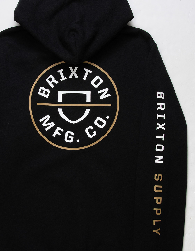 BRIXTON Crest Mens Fleece Hoodie image number 2