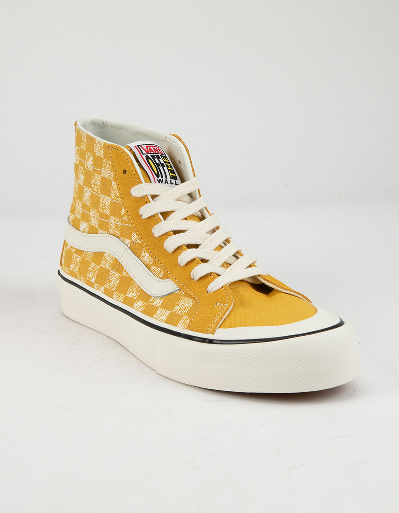 VANS Distressed Checkerboard Sk8-Hi 138 Decon Womens Shoes image number 1