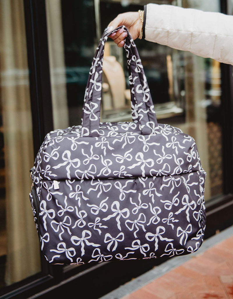 KATYDID Bows All Over Weekender Bag image number 10