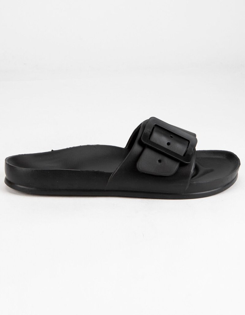 QUPID Buckle Eva Womens Black Slides image number 2