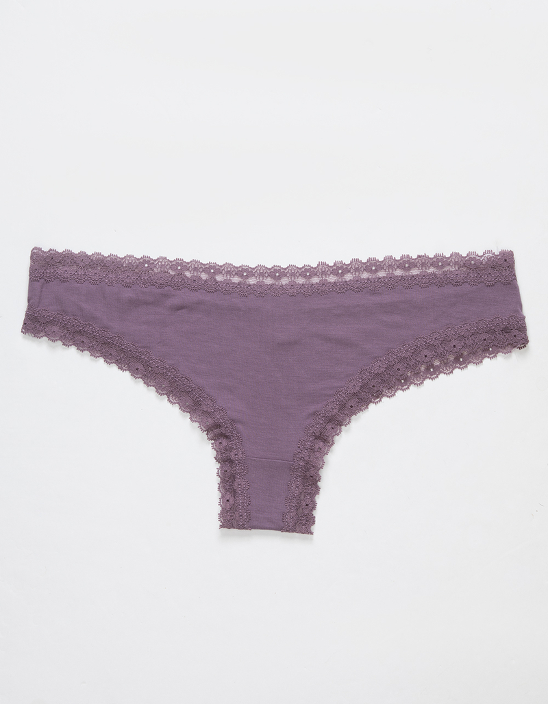 LOVE LIBBY Lace Trim Cheeky Panties image number 1