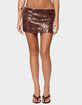 EDIKTED Kaylee Sequin Mini Skirt image number 1