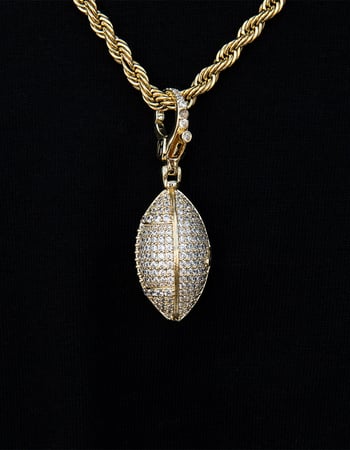 GLD Football Clip On Pendant Alternative Image