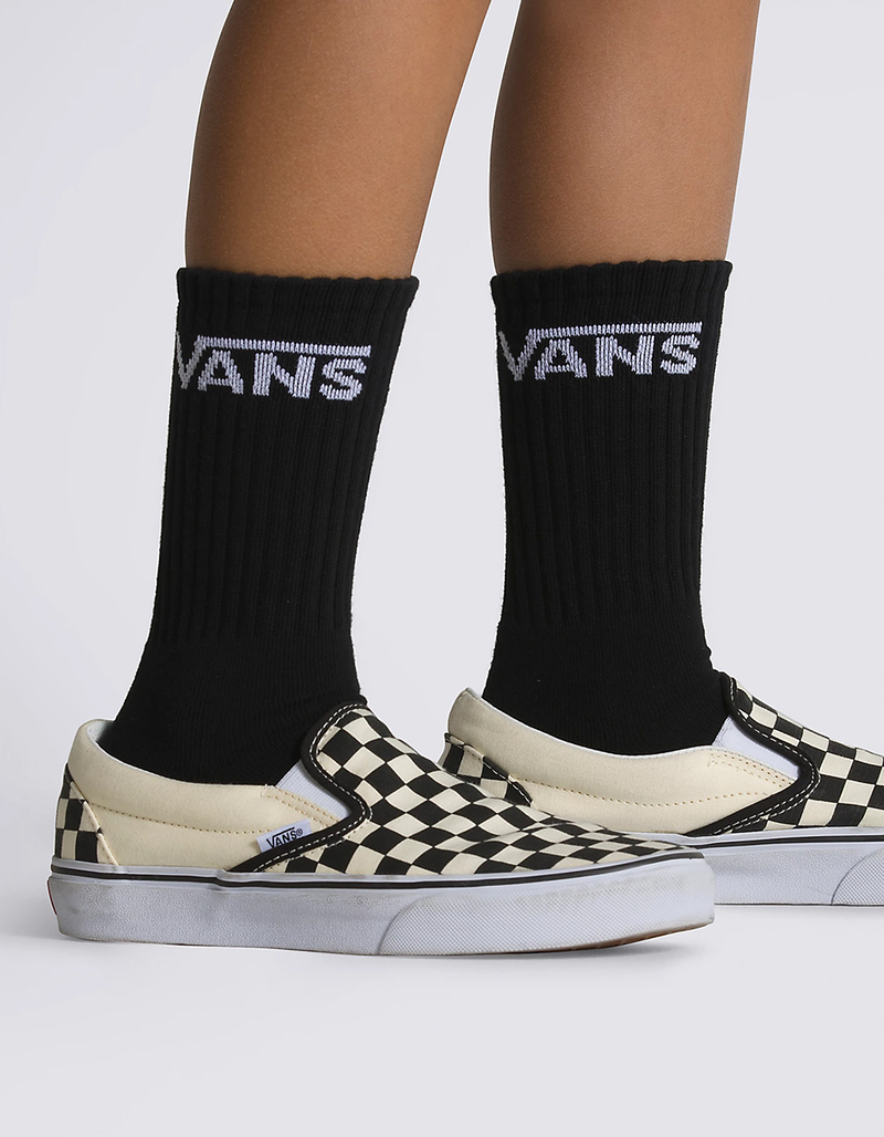 VANS 3 Pack Kids Classic Crew Socks image number 1
