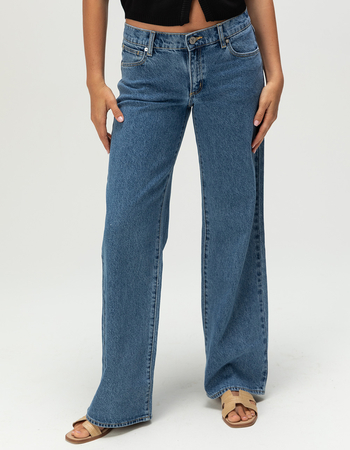 ABRAND Molly 99 Womens Low Rise Wide Leg Jeans Alternative Image