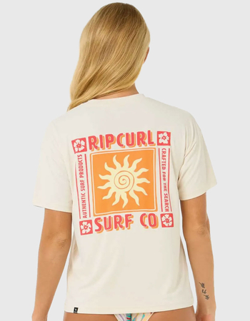 RIP CURL Cala Vadella Surflite Womens Crop Rashguard Primary Image