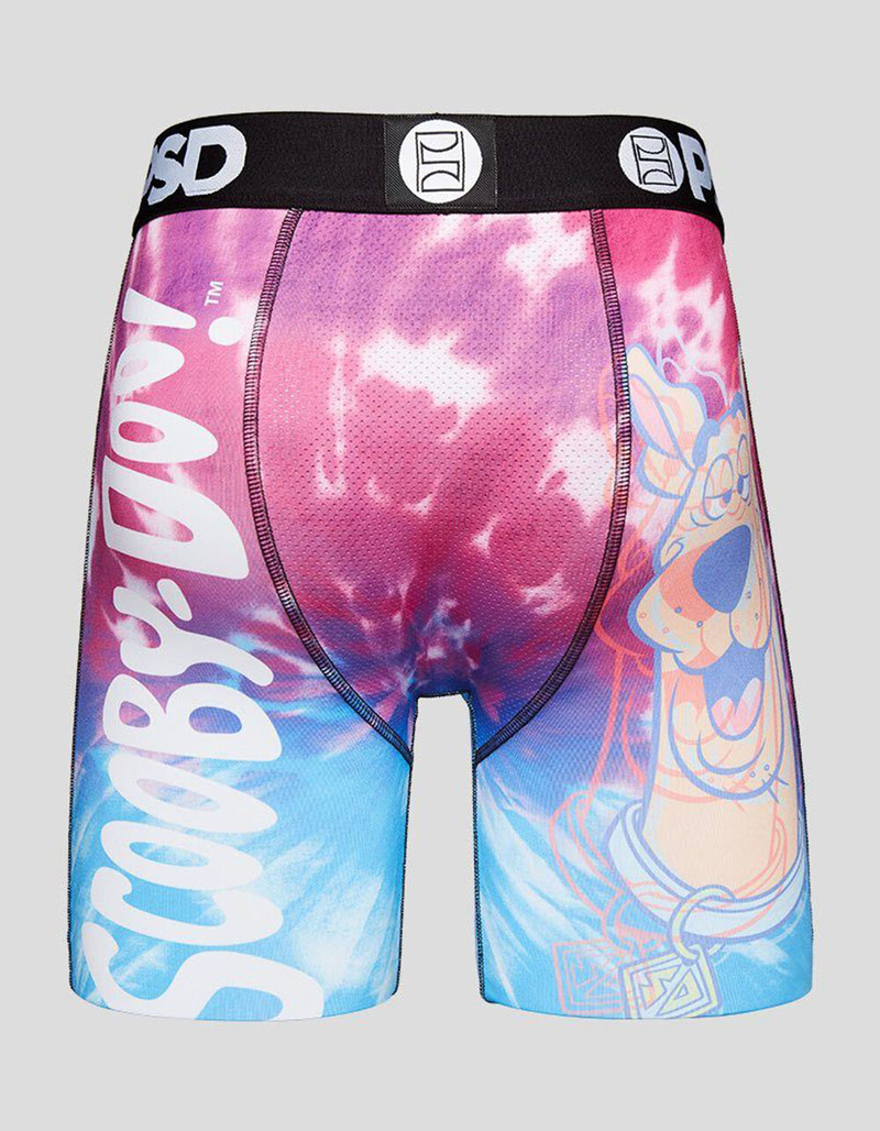 PSD Scooby Doo 3D Tie Dye Mens Boxer Briefs image number 2