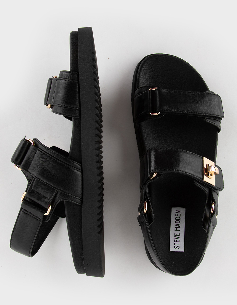 STEVE MADDEN Mona Multi Strap Womens Sandals image number 4