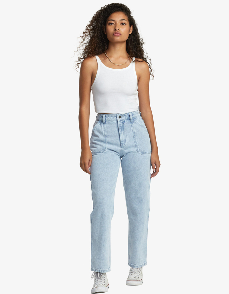 RVCA Recession Womens Demin Pants image number 0