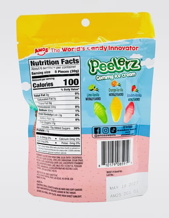 PEELERZ Ice Cream Peelable Gummy Candy Alternative Image
