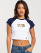 HYPE AND VICE UCSB Womens Raglan Tee image number 1