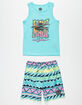 MAUI AND SONS Radness Little Boys Tank & Boardshorts Set (4-7) image number 1