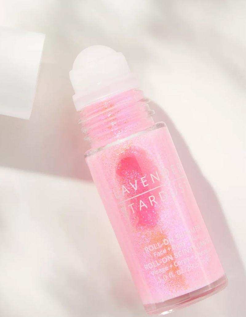 LAVENDER STARDUST Roll-On Shimmer Strawberry Glitter image number 1