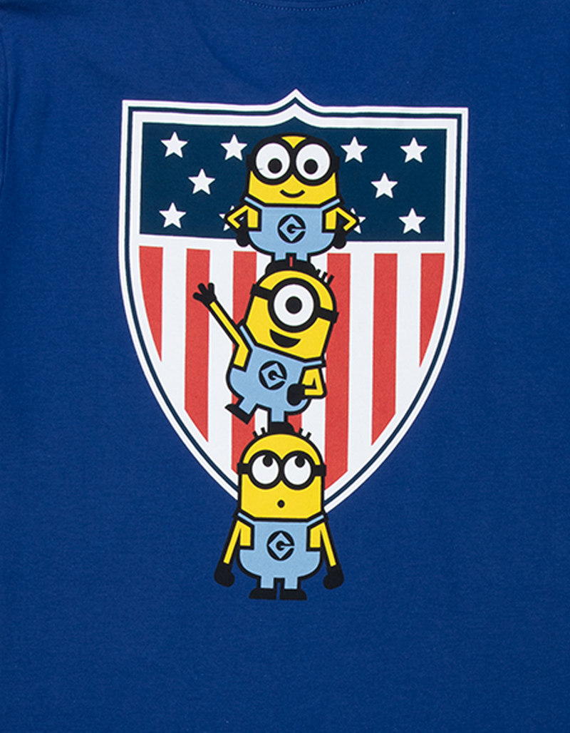 OUTERSTUFF Team USA Minions Flag Boys Tee image number 2