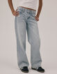RSQ Girls Low Rise Wide Leg Jeans image number 2