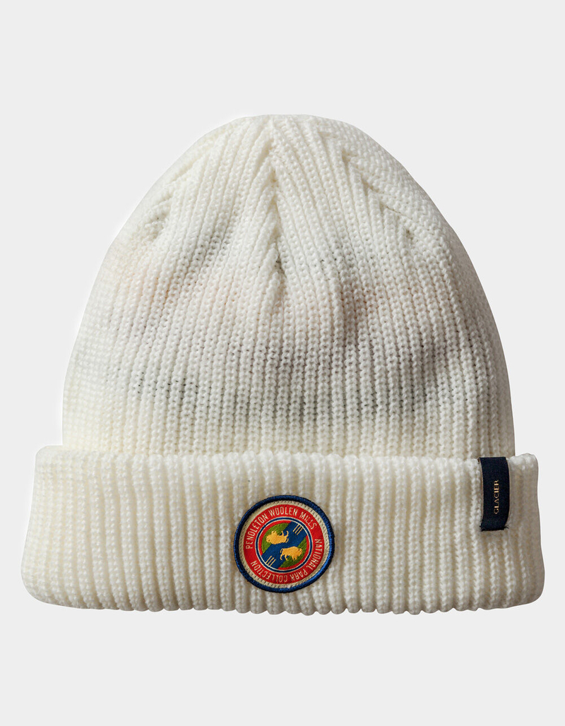 PENDLETON Glacier National Park Reversible White Beanie image number 0