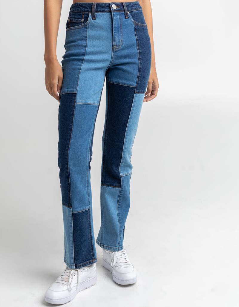 RSQ Womens Patchwork Jeans image number 1