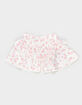 RSQ Girls Floral Lace Trim Skort image number 2
