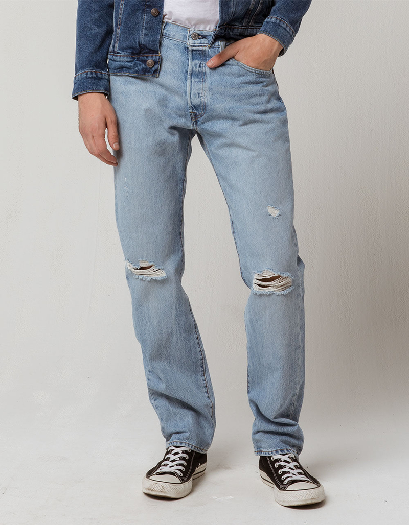 LEVI'S 501 Hector War Mens Ripped Jeans image number 0