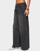 EDIKTED Rhinestone Washed Low Rise Baggy Jeans image number 2