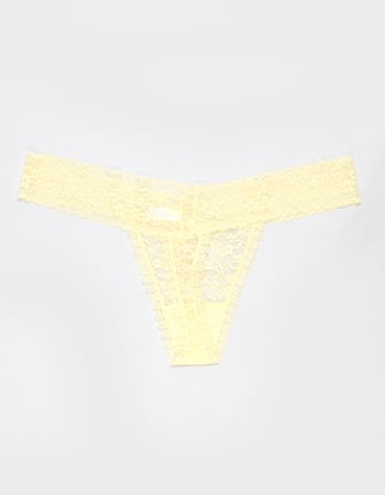FULL TILT Allover Lace Thong Alternative Image