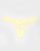 FULL TILT Allover Lace Thong image number 2