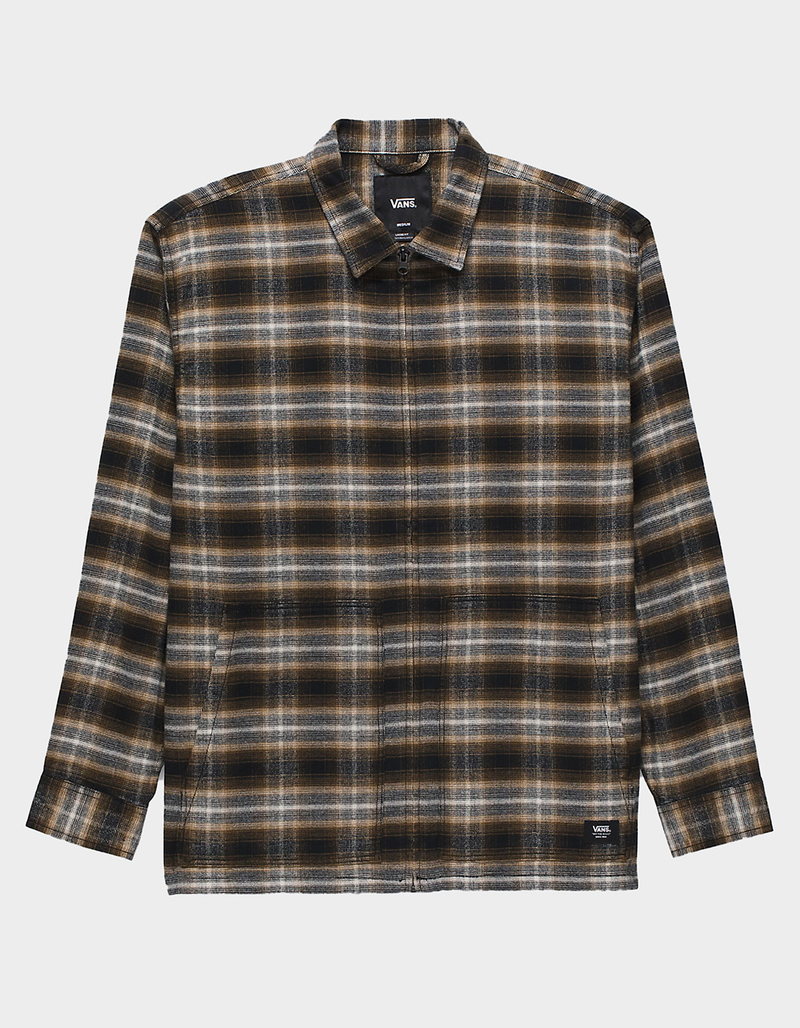 VANS Montwood Mens Zip-Up Flannel image number 0