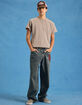 RSQ Mens Embroidered Dragon Baggy Jeans image number 9