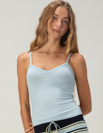 TILLYS Lace Trim Womens Cami Alternative Image
