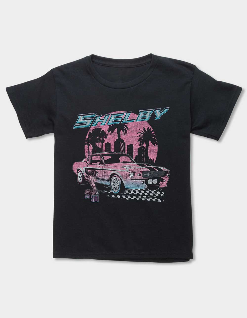 SHELBY COBRA Sunset Distressed Unisex Kids Tee image number 0