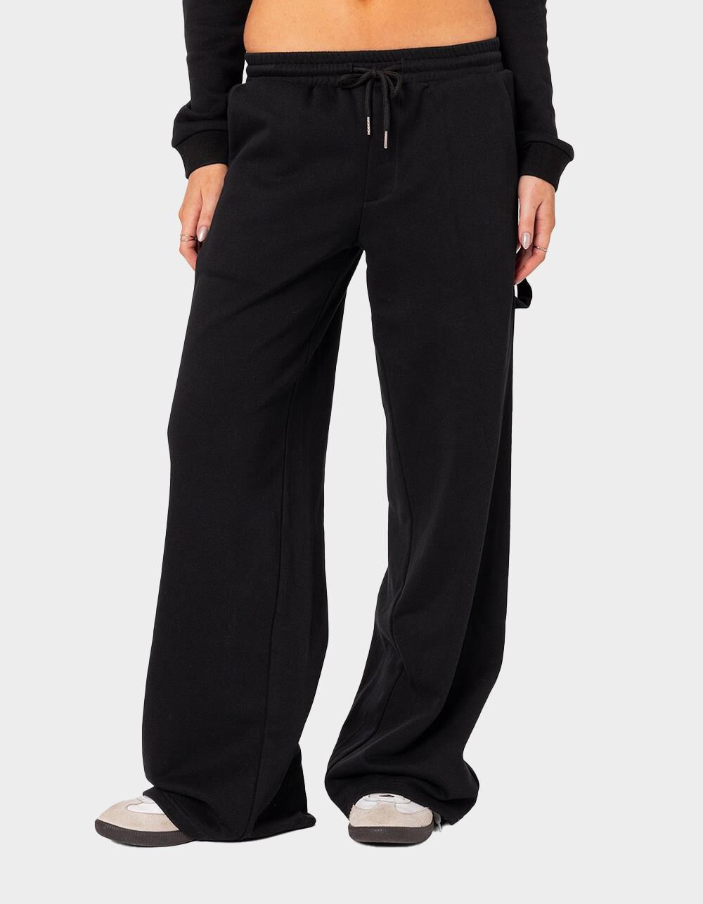 【新品未使用】Bluelea Sideslit sweatpants Black ZW X GW Wide Leg Sweatpants With Side Panel – Zumba Wear | STRONG iD