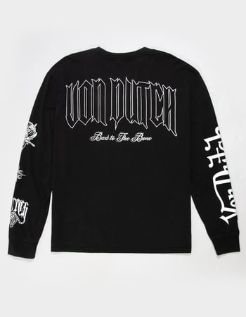 VON DUTCH Patch Mens Long Sleeve Tee Primary Image